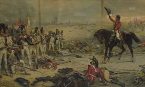 After Robert Hillingford (1828-1904, British), coloured print, 'The Last Stand of the Imperial