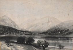 Hugh Paton (20th Century), etching, A study of a triple arched stone bridge, signed to the margin,