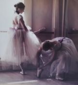 After Douglas Hofmann (b.1945, American), coloured print, 'Afternoon Rehearsal', framed, mounted,
