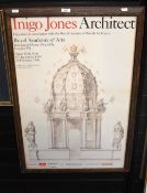 20th Century, a coloured poster print for the Royal Academy of Arts Inigo Jones Exhibition 1989-