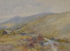 M.Shotton (19th/20th Century), watercolour, 'Dartmoor in Spring', signed to the lower left,