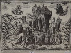 After Parthenios from Elassoa, monochrome print, 'The Monastery of Transfiguration and of The