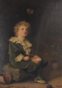 After Sir John Everett Millais (1829-1896, British), coloured print, 'Bubbles', a nicely presented