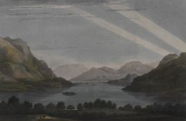 *Local Interest - After Joseph Farington R.A (1747-1821, British), coloured engraving, 'The Head