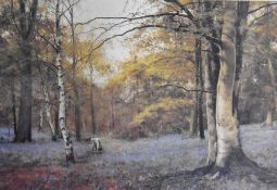 *Local Interest - After Martin Tomlinson (b.1945), coloured print, 'Rydal Water', Lake District, sig