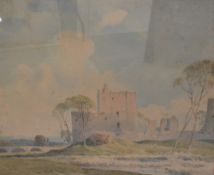 *Local Interest - Percy Lancaster (1878-1951, British), watercolour, Brougham Castle, Penrith,