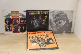 A four album lot with Scott Walker , The Beach Boys and more - VG showing wear - viewing in person
