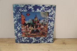 A Rolling Stones Hologram Satanic Majesties Request in vg+ / vg - on the green Decca label