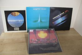 A Tangerine Dream lot - all VG+ or better - eight in total - electronic , ambient interest