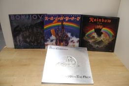 A rock lot - six in total - metal interest - VG+ or better