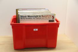 A box of approximately classical and related vinyl albums