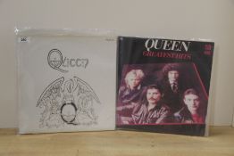 A Queen lot with two Eastern Bloc pressings with some light sleeve wear - vinyl VG+