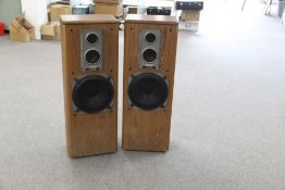 A pair of Yamaha NS-A380 Tower Speakers Rare USA built 3 - way 140 w model. HDPB Cabinets in real