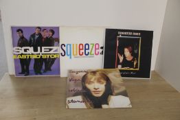 A vinyl lot of mainly 1980's interest with titles by Suzanne Vega , The Waterboys , Squeeze and more
