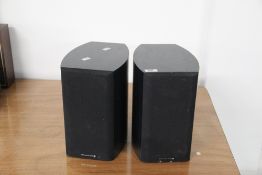 A set of Wharfedale Diamond 9.1 Speakers - some light wear to casings