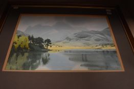 *Local Interest - After William Heaton Cooper (1903-1995, British), coloured print, 'Blea Tarn',