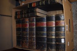 Six leather bound volumes of 'Society of Chemical Industry'