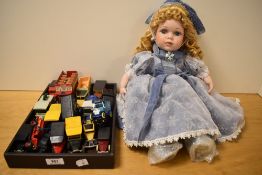 A small selection of playworn Diecast cars including Days Gone and Corgi sold along with a