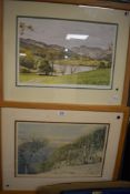 *Local Interest - After Michael Revers (b.1947, American), coloured prints, Two illustrations - '
