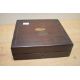 A John Dicas of Liverpool mahogany cased hydrometer, the ebony strung case with central roundel - Image 1 of 2