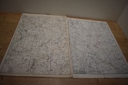 Railway Maps. A small selection of loose map sheets from 'The Dispatch Atlas'. Includes: Great