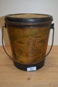 An early 20th Century Cowan's of Glasgow lidded toffee pail, the design centred on Bonzo the dog,