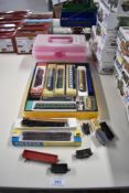 A collection of N-Gauge comprising, Lima LMS 0-6-0 Loco & Tender, seven Lima and similar Crriages