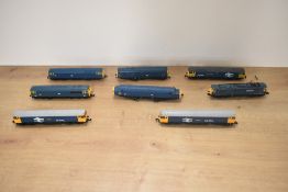 Eight Graham Farish and similar N-Gauge BR Diesel Locomotives, Stephenson 87101, Vanguard 50024,