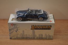 A Brooklin Models The Brooklin Collection 1:43 scale die-cast, Factory Special No 5, 1938 Cadillac