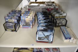 Eighteen Corgi die-casts, 100 Years of Flight x4, BBMF x4, Corgi Collection x7 and Fighting Machines