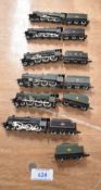 Six Graham Farish and similar N-Gauge 4-6-0 Loco's & Tenders, BR 44911, BR Bahamas, BR King John