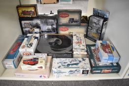 A shelf of modern Corgi Die-casts including The Battle for Pork Chop Hill, CC99106 The Definitive