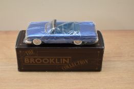 A Brooklin Models The Brooklin Collection 1:43 scale die-cast, BRK 75 1960 Edsel Convertible,