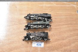 Three N-Gauge Tank Locomotives, Graham Farish 2-6-4 BR 80064, 2-6-2 BR 6115 and Trix 2-6-2 BR 41234