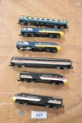 Two Graham Farish N-Gauge Two Car DMU Sets both having one carraige each, InterCity 43081 and