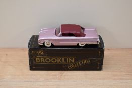 A Brooklin Models The Brooklin Collection 1:43 scale die-cast, BRK 37 Ford Sunliner, by permission