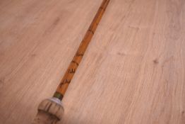 A Hardy 2pc 7ft 6in split cane fly rod Wanless Palakona