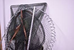 A selection of landing and keep nets