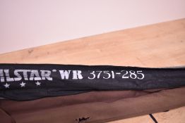 A selection of 3 fishing rods in sleeves A silstar WR 3751-285 2pc 2.85m fly rod, A shakespeare