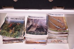 A Shelf of 'Guns Magazines' 1970s and 1980s