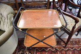 A vintage tea trolley