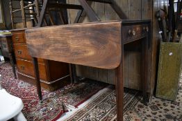 A 19th Century mahogany Pembroke table , approx. 96 x 53cm