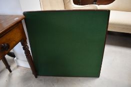 A traditional folding card table, approx. 76 x 76cm