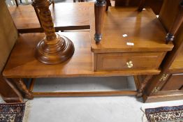 A Cryer Craft Elm telephone table