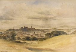 Attributed to The Reverend George Ernest Howman (British 1797-1878) watercolour sketch, Lancaster