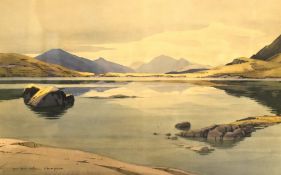After T Leslie Hawkes (British 20th century) a pair of colour prints 'Swaddles in Langdale' and '