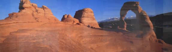 20th Century, photographic print, Arches National Park in Utah, framed, mounted, and under glass,