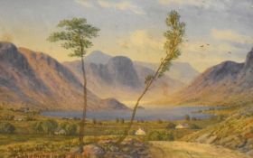 *Local Interest - William Taylor Longmire (1841-1914, British), watercolour, 'Thirlmere', Lake
