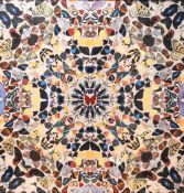 After Damien Hirst (British b.1965) An In-A-Gadda-Da-Vida kaleidoscopic butterfly wallpaper panel,