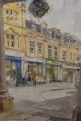 Elizabeth Chalmers (20th Century), watercolours, Two illustrations - 'Montpellier, Cheltenham'